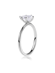 1 Carat Pear Solitaire Diamond Ring