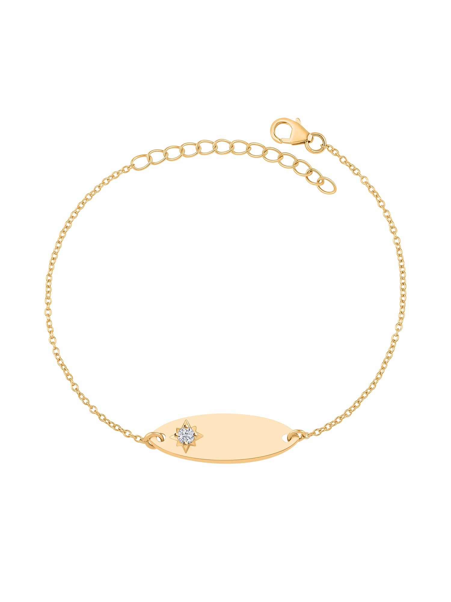 Gold Plated Star Rakhi Cum Bracelet For Brother-2