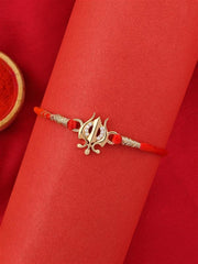 Golden Trishul Rakhi For Your Brother
