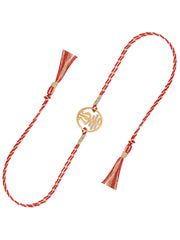 Golden Trishul Silver Rakhi Cum Pendant For Brother-3
