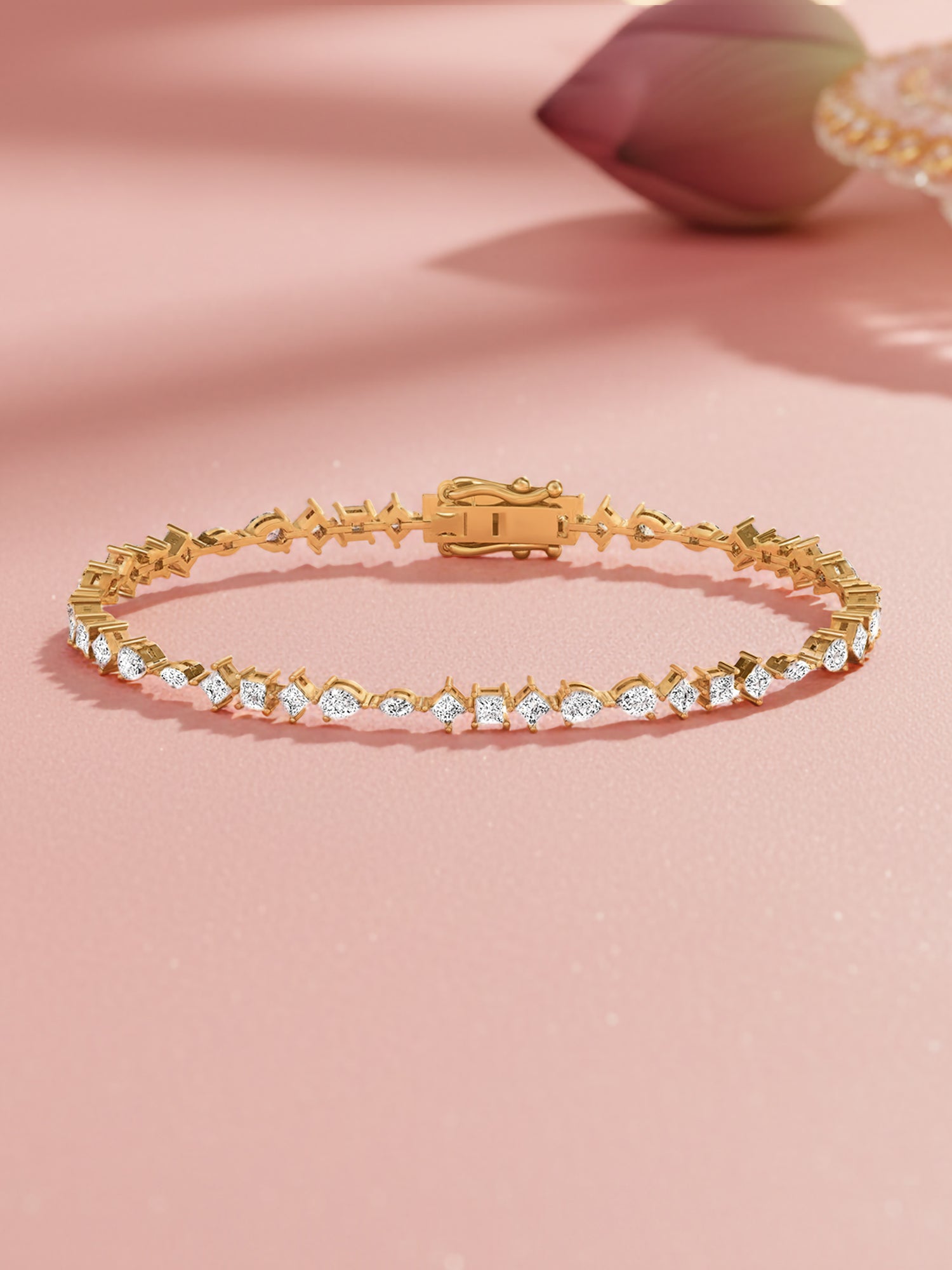 Lab Grown Diamond Line Bracelet