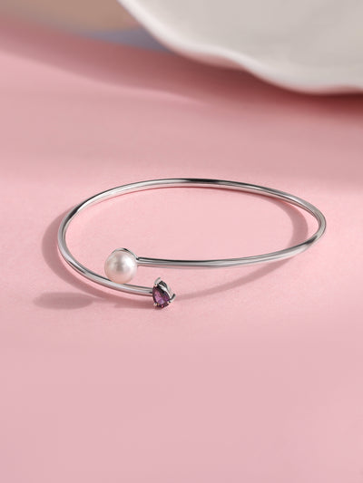 Pearl Amethyst Toi Moi Bangle