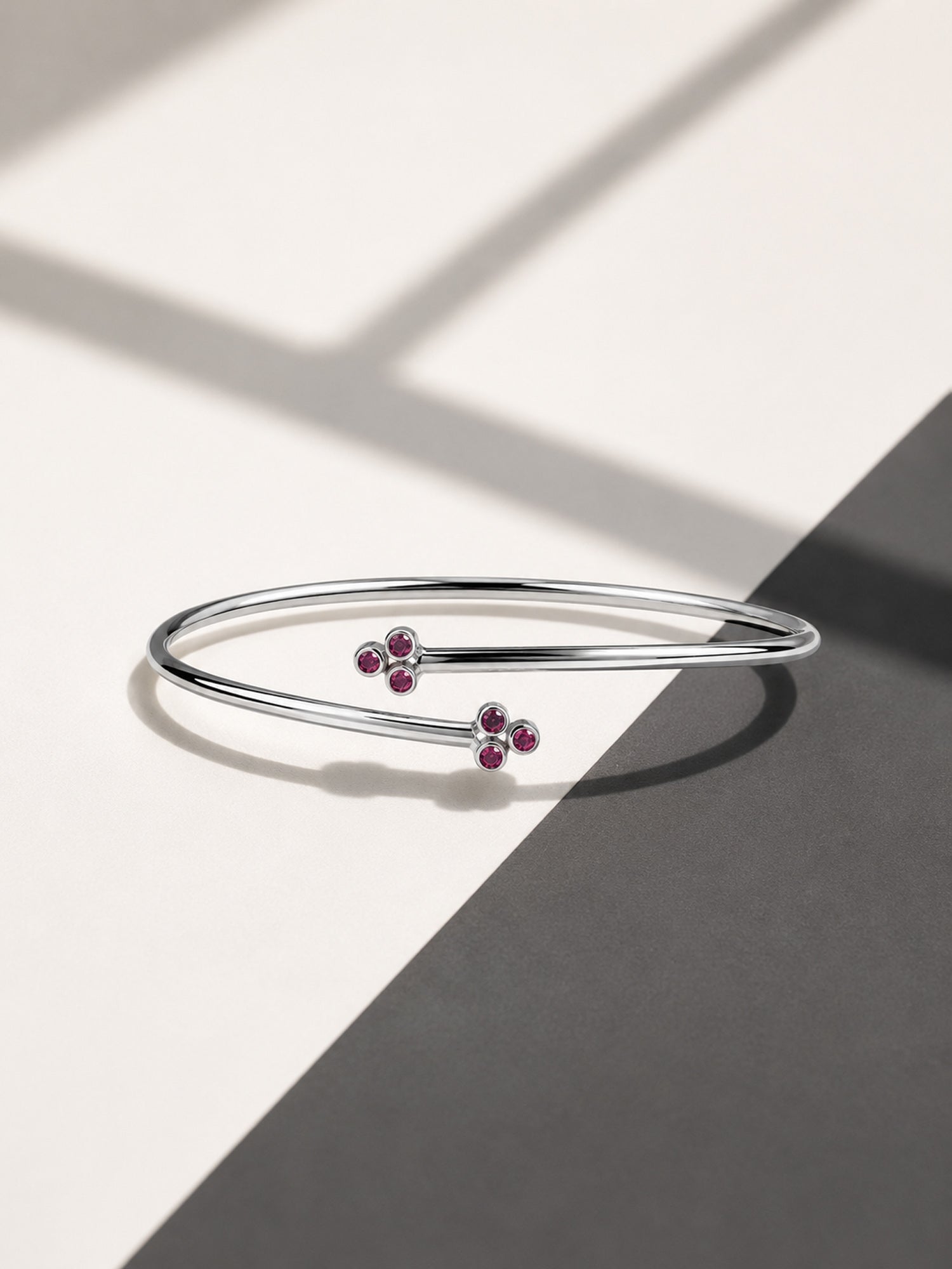 Red Ruby Cuff Bangle