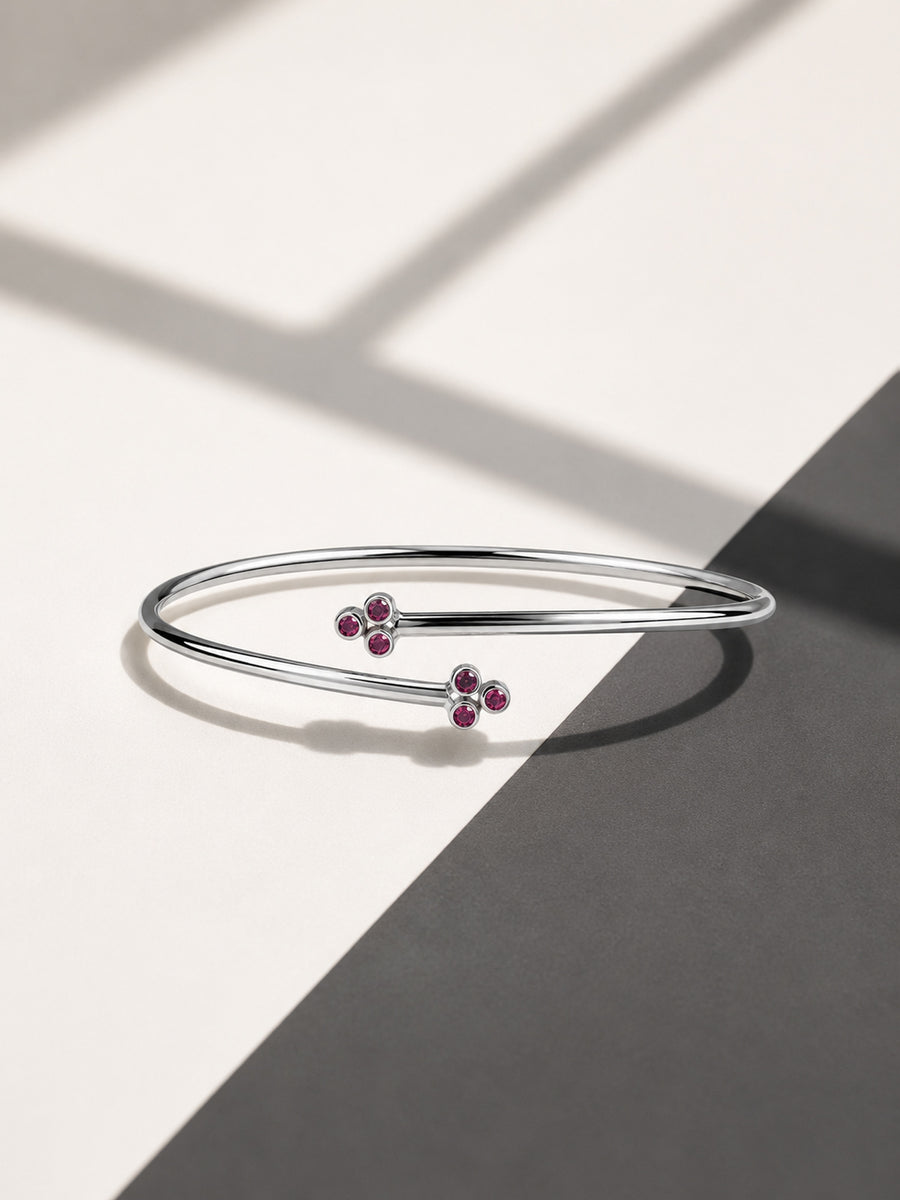 Red Ruby Cuff Bangle