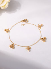 Citrine Charm Bracelet