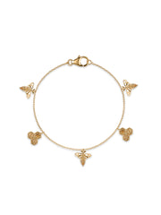 Citrine Charm Bracelet