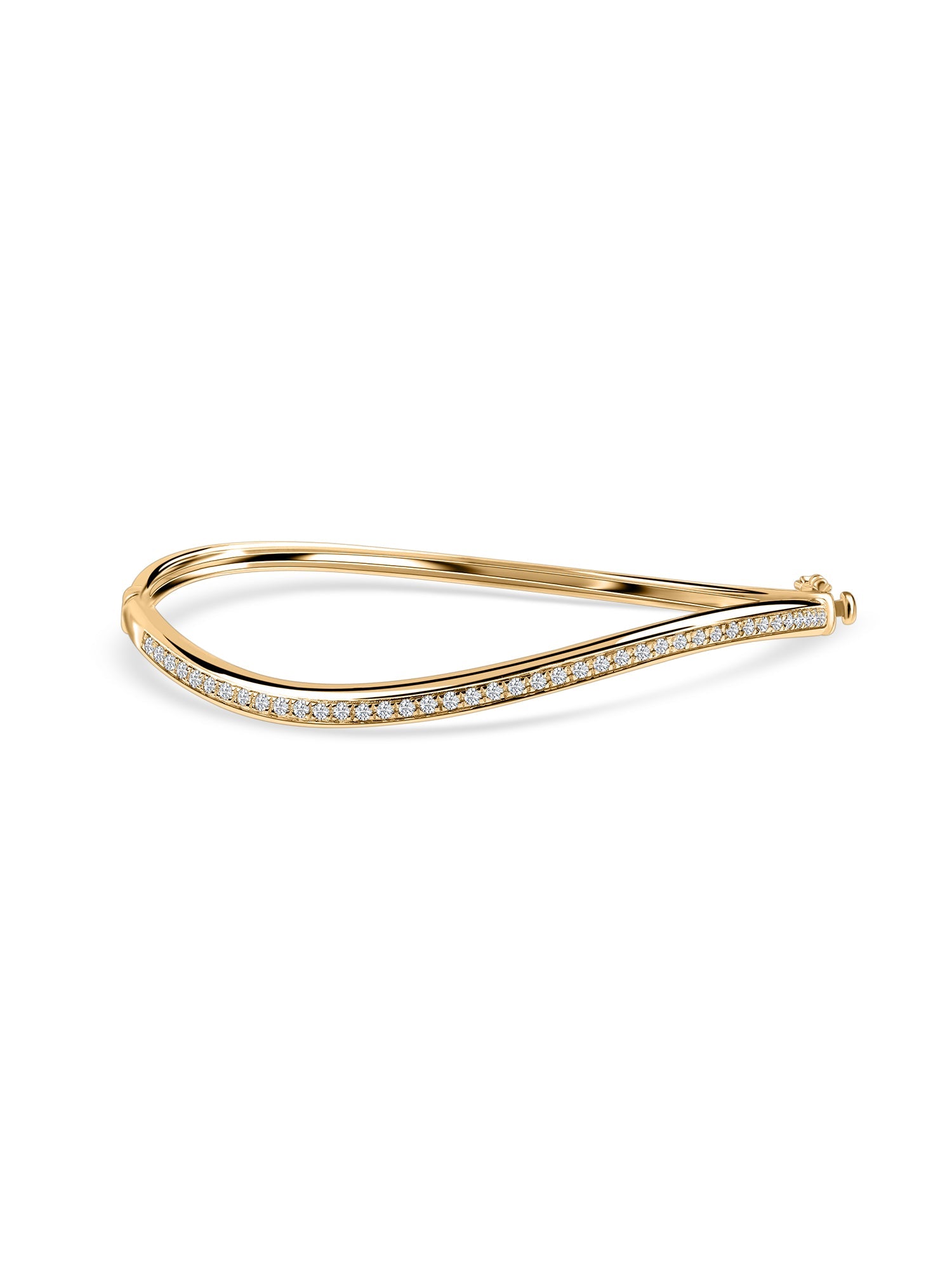 Sleek Lab Diamond Bangle