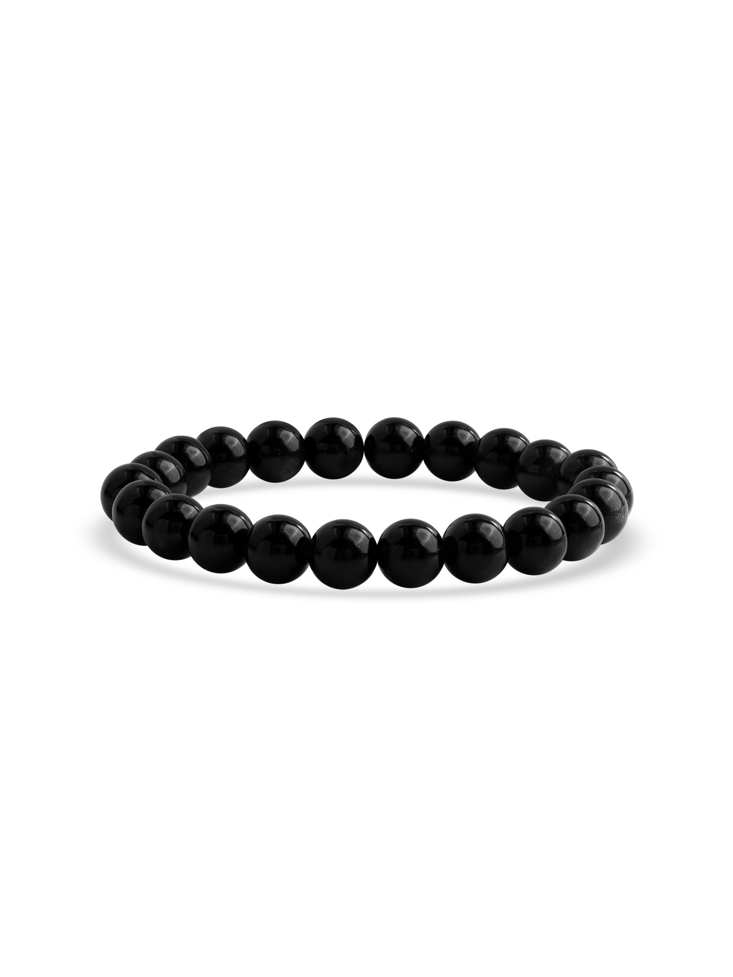 Natural Mahogany Obsidian Beads Bracelet