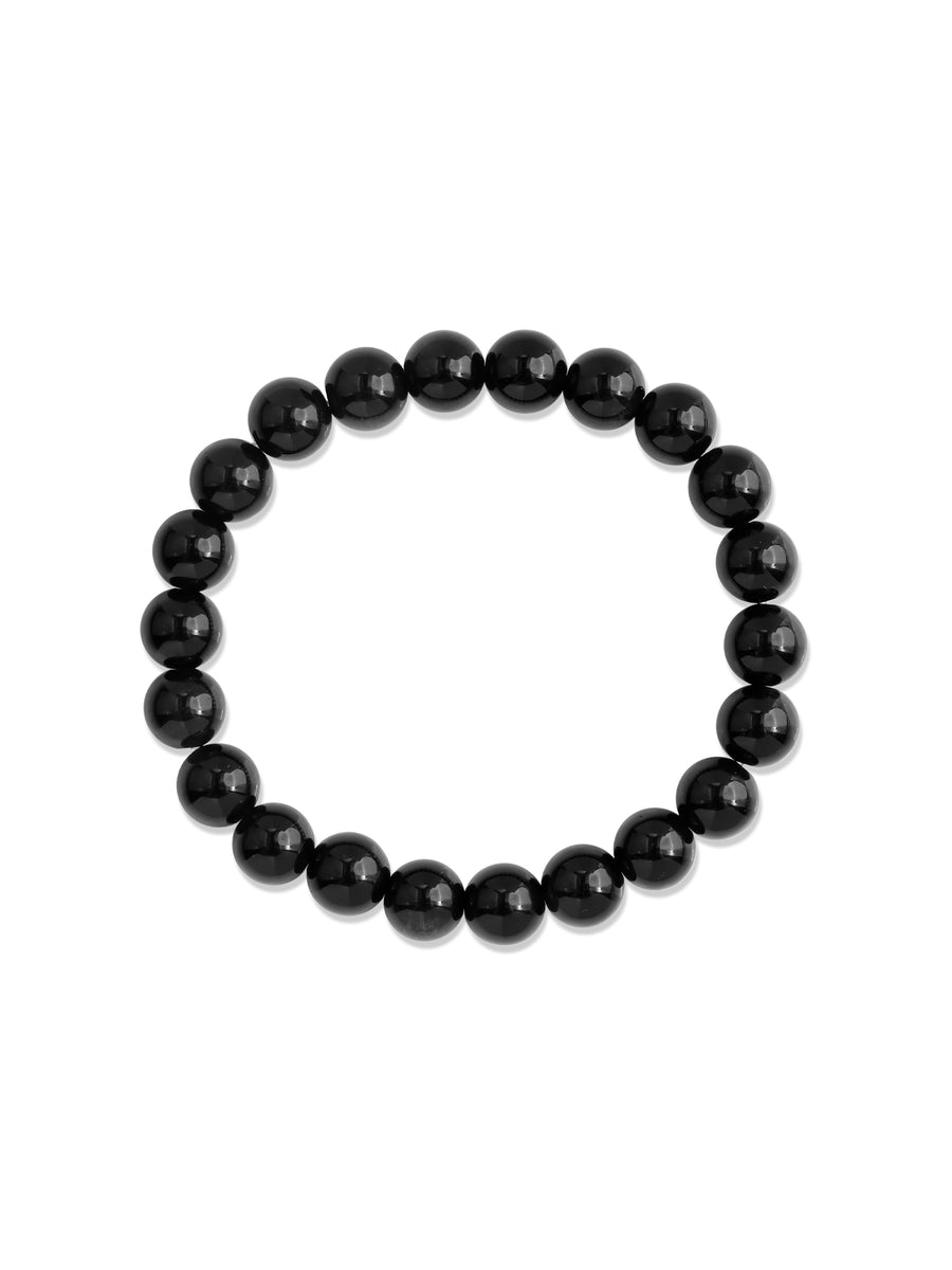Natural Mahogany Obsidian Beads Bracelet