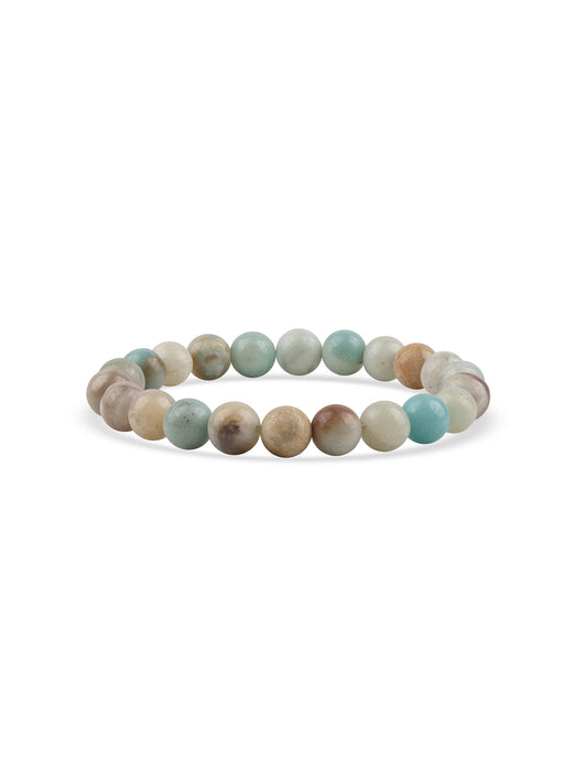 Natural Amazonite Beads Bracelet
