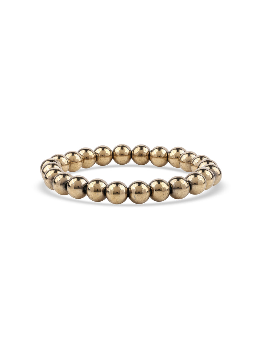 Riverstone And Pyrite Bracelet Set