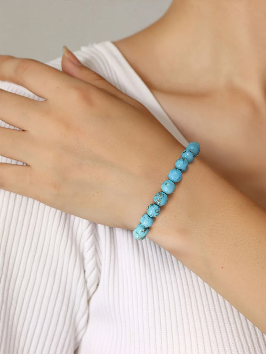 Composite Turquoise Beads Bracelet