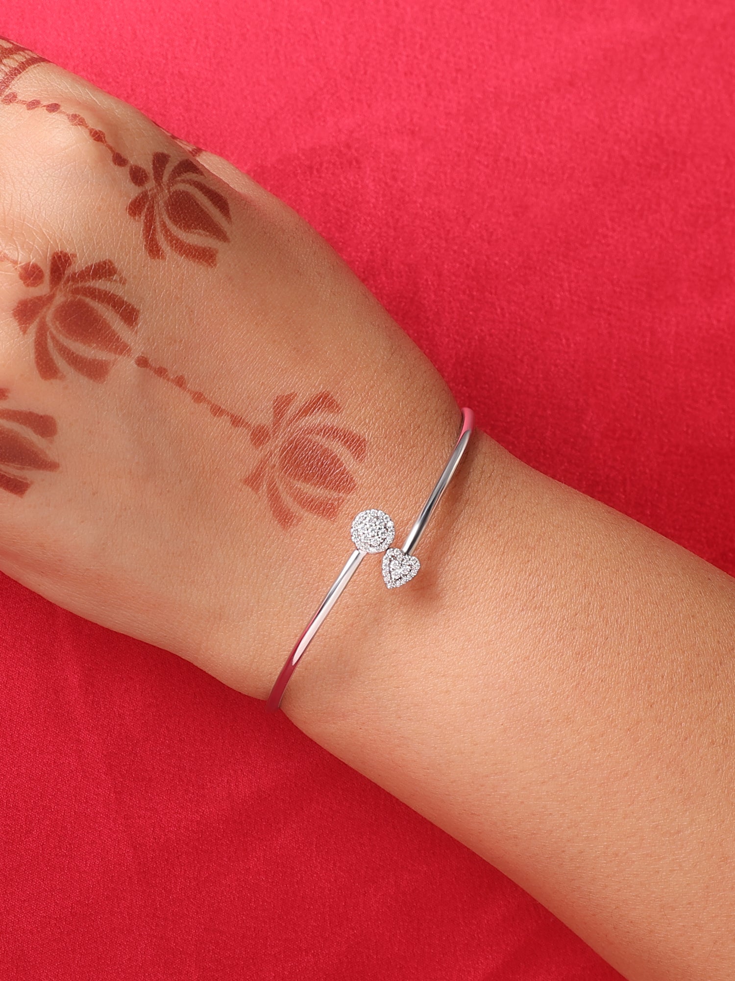 Heart Flex Bangle For Women -1