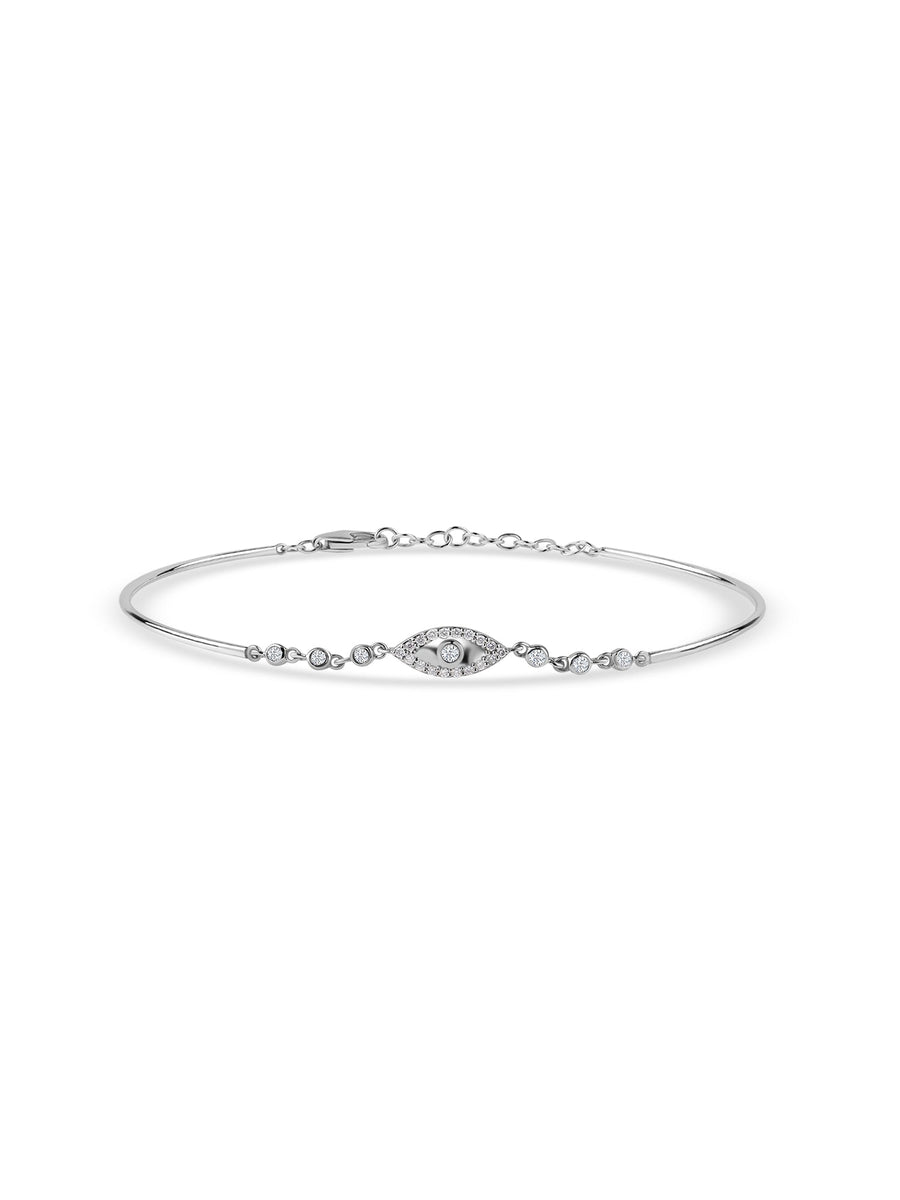 Evil Eye Lab Diamond Bracelet