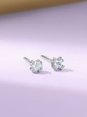 Classic Silver Stud Earrings
