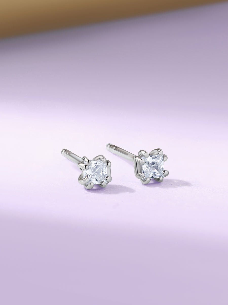 Classic Silver Stud Earrings