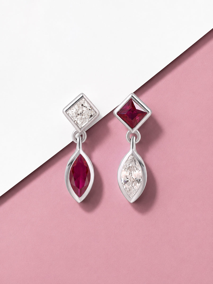 Fire and Ice Earrings For Women