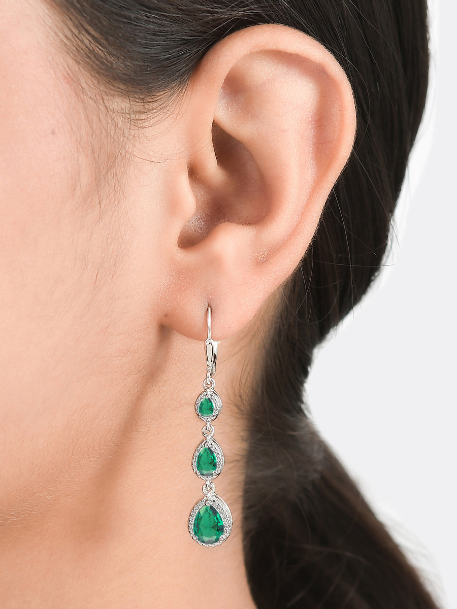 Emerald Drop Earrings