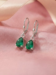 Gorgeous Green Long Earrings For Women