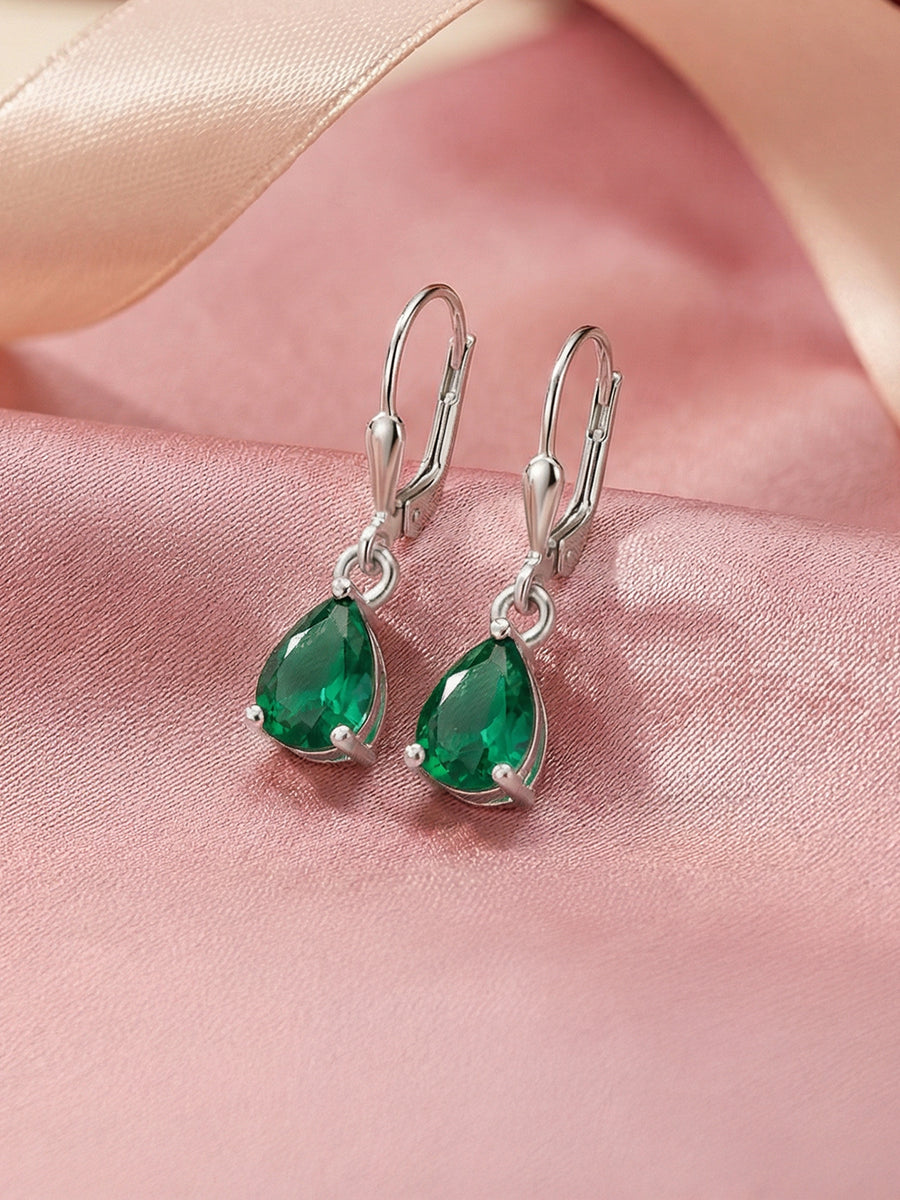 Gorgeous Green Long Earrings For Women