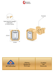 Lab Grown 0.40 Carat Tw. Solitaire Diamond Stud Earrings