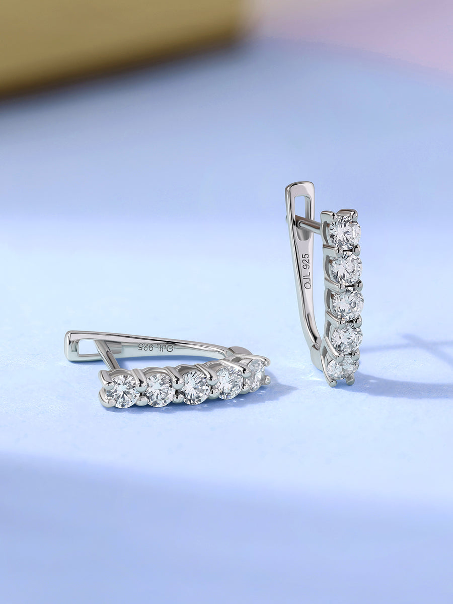 Classic Silver Hoop Earrings