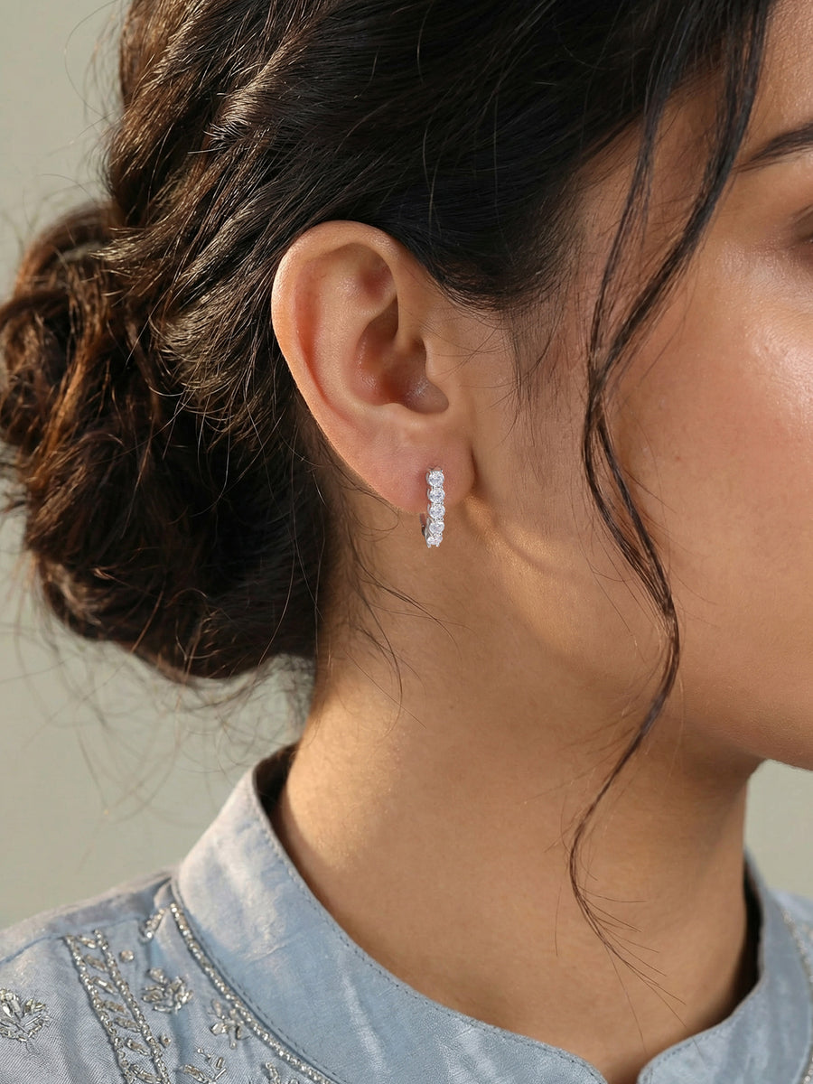 Classic Silver Hoop Earrings