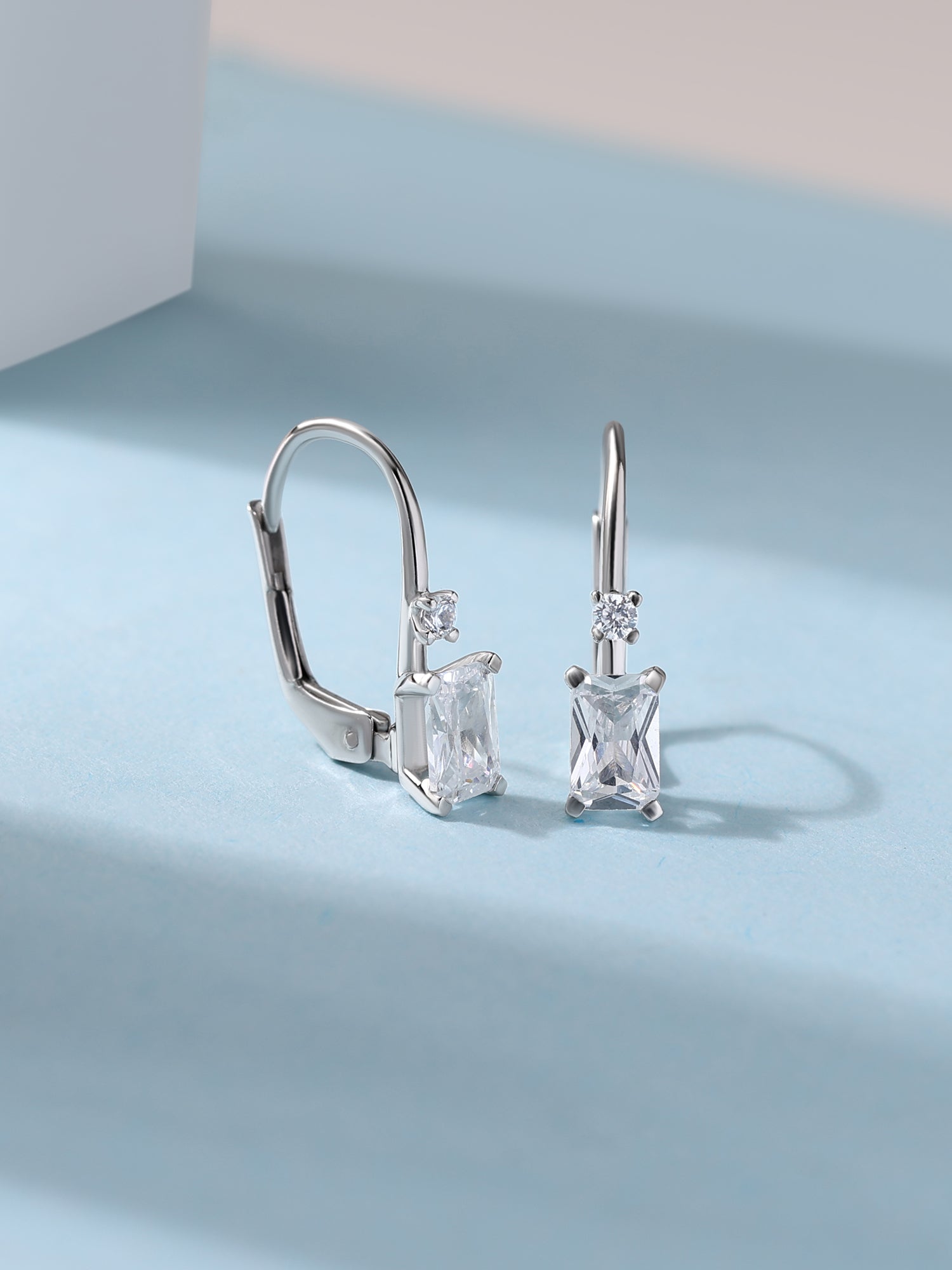 Eternal Spark Silver Earrings