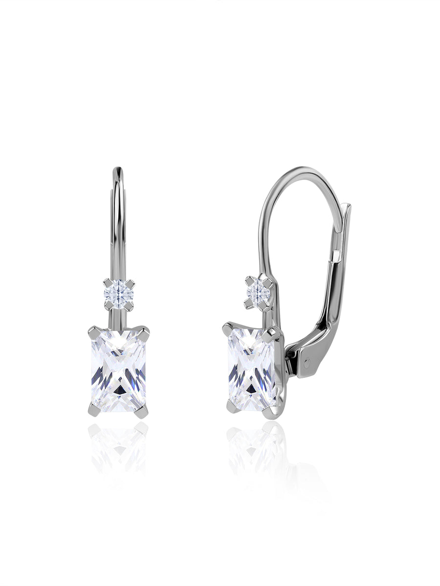 Eternal Spark Silver Earrings