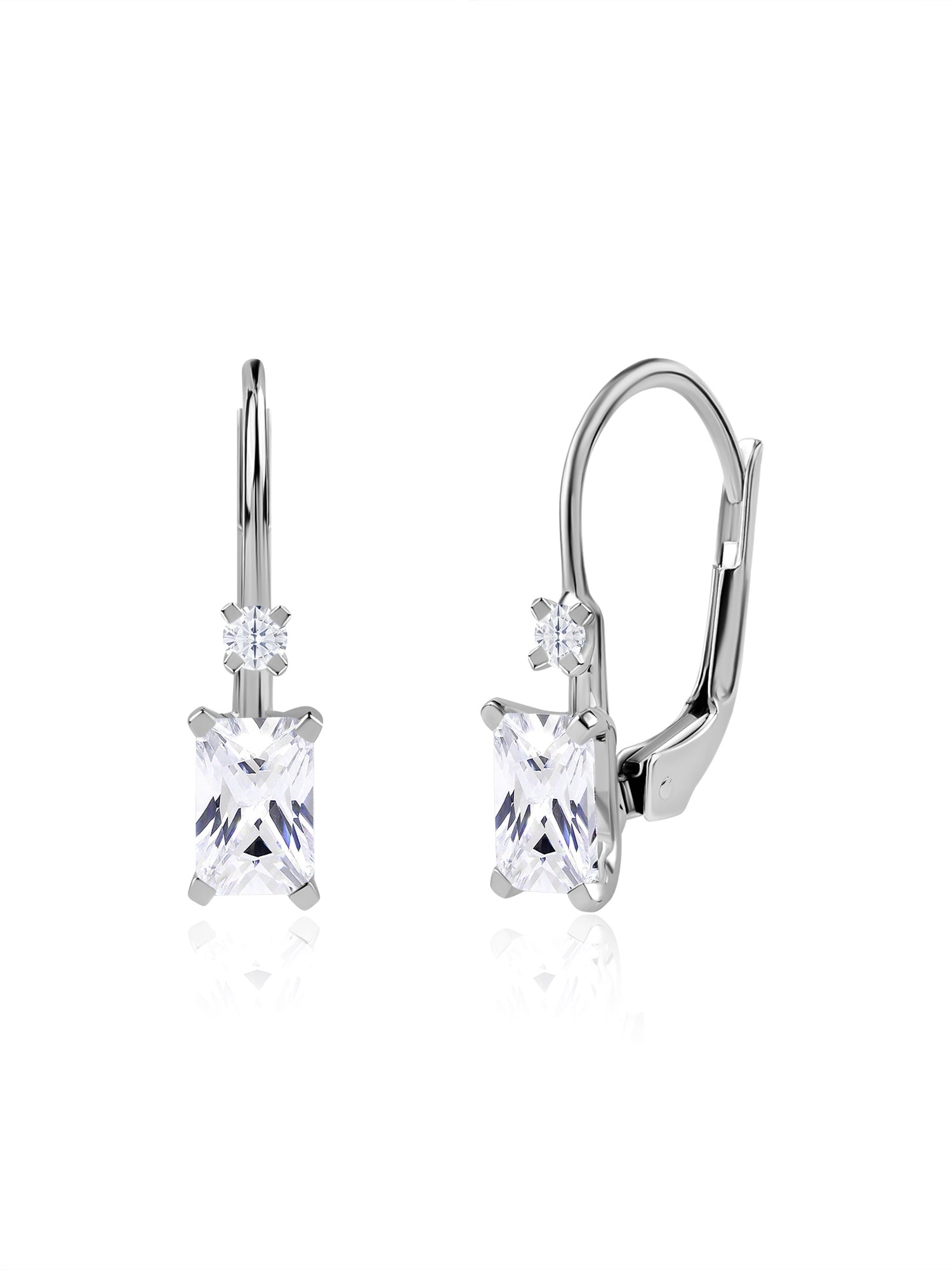 Eternal Spark Silver Earrings