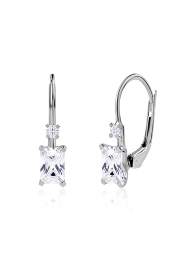 Eternal Spark Silver Earrings