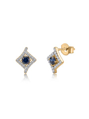 Blue Sapphire Precious Earrings