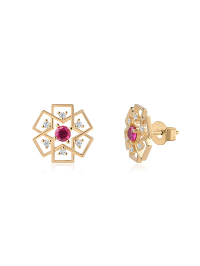 Modern Classic Gold Plated Earrings for Women