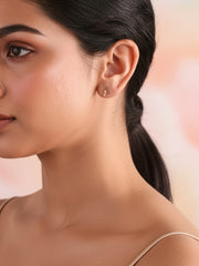 Natural Ruby Leaves Earrings