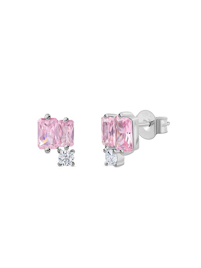 Shades Of Pink Stud Earrings For Women