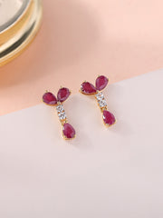 Red Hot Ruby Earrings