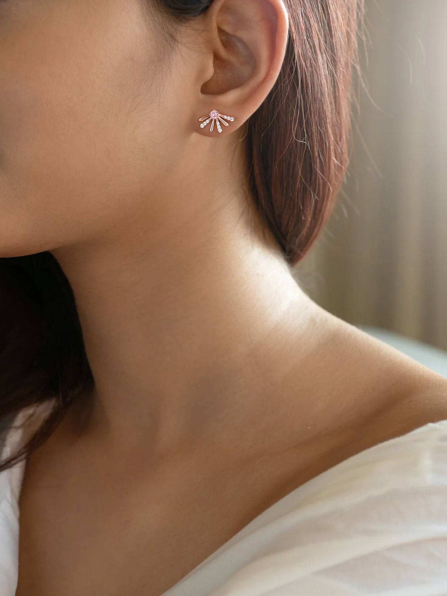 Daisy Rose Gold Earrings For Women