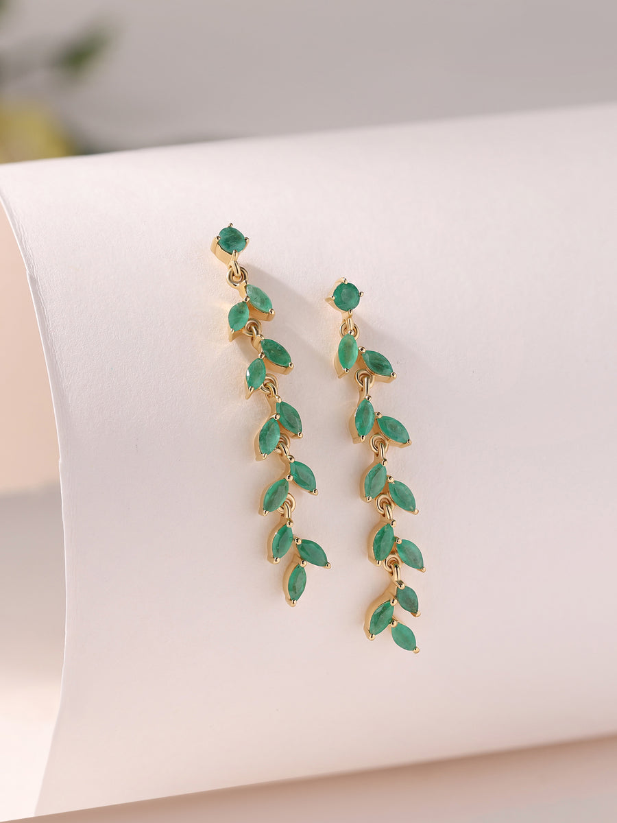 Natural Emerald Must Have Earrings