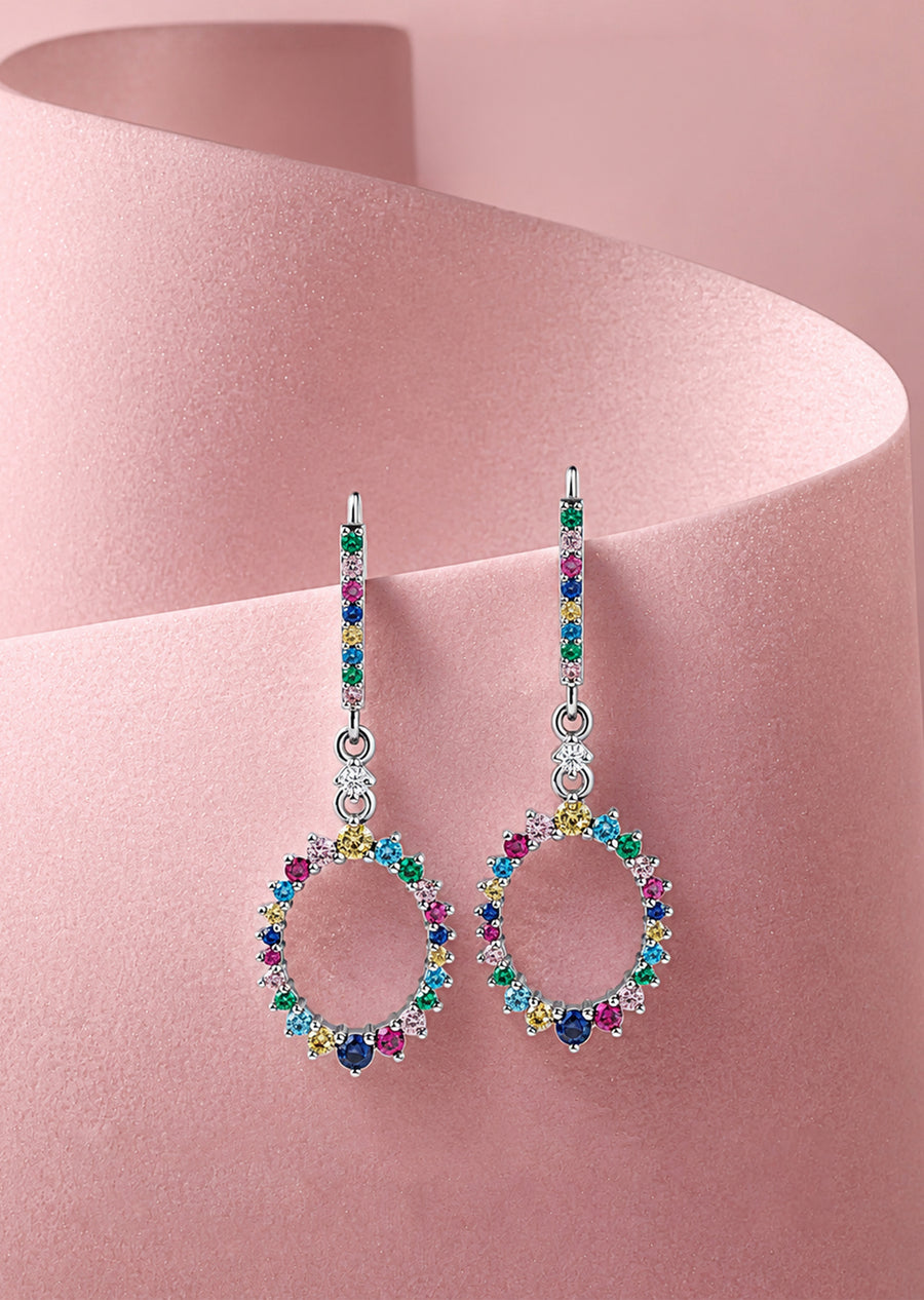 Lollipop Hoop Earrings For Women
