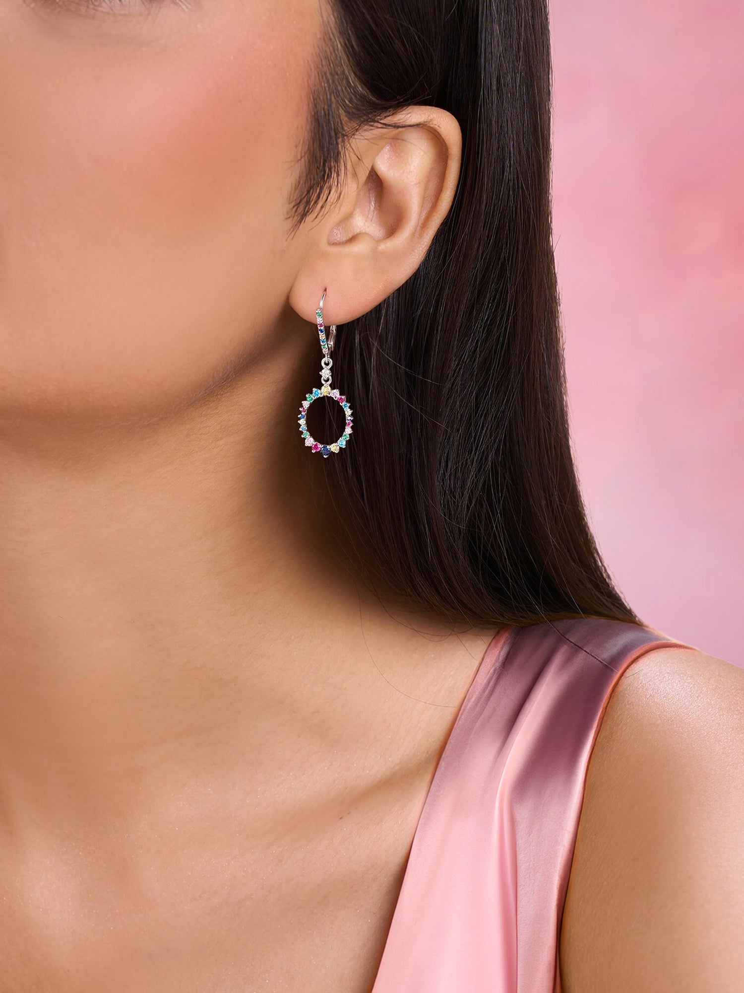 Lollipop Hoop Earrings For Women