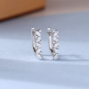 Celestial Cascade Silver Earrings