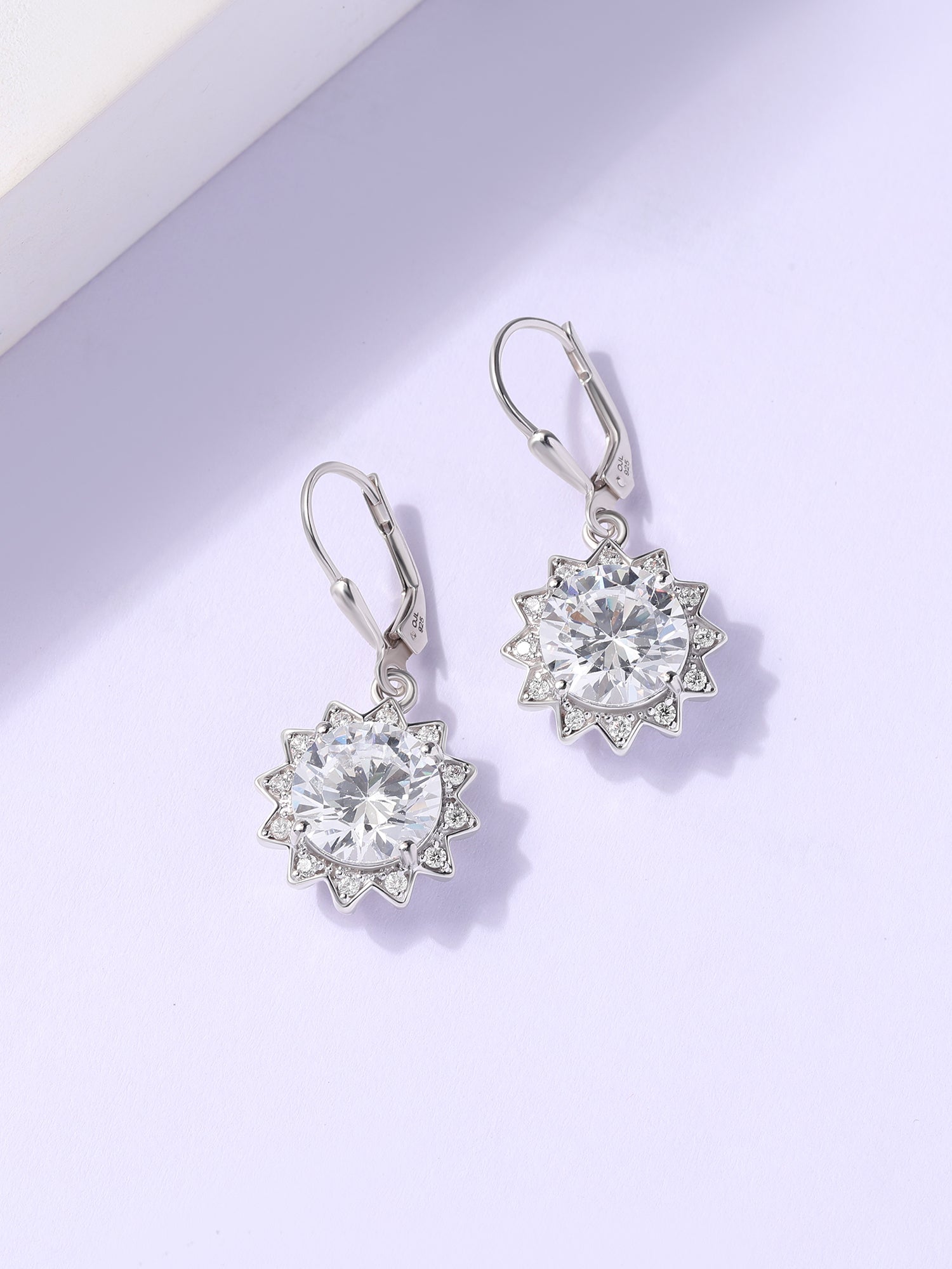Starlight Bloom Silver Earrings