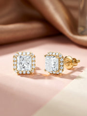 2 Carat Crowned Glow Studs
