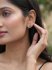 Toi Et Moi Baguette Pear Green Earrings