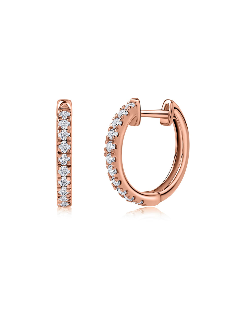 Cielo Lab Grown Diamond Hoop Earrings