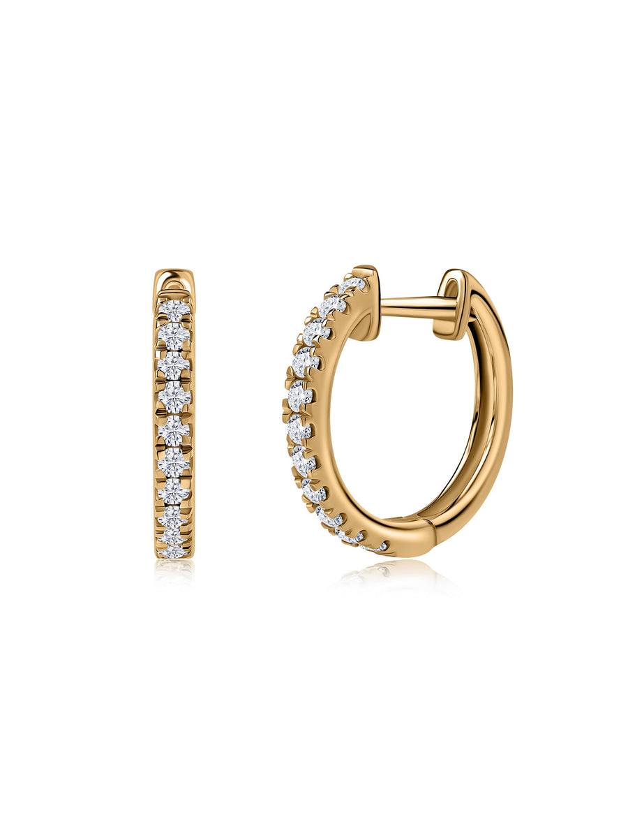 Cielo Lab Grown Diamond Hoop Earrings