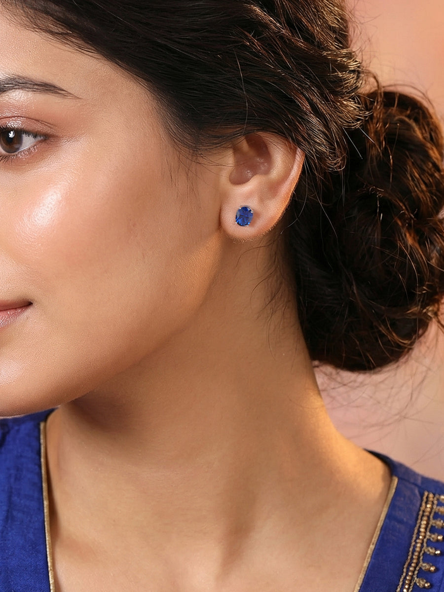 Elegant Silver Stud Earrings