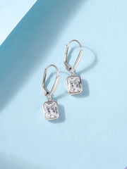 Graceful Gleam Silver Drop Earrings