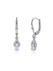 Whisper Shine Silver Drop Earrings