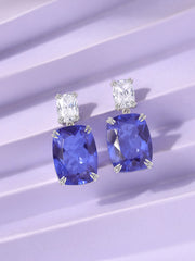 Midnight Sapphire Glow Earrings